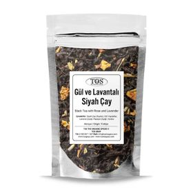 Tos The Organic Spices 40 Gül ve Lavantalı Siyah Çay