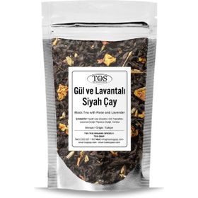 Tos The Organic Spices 40 Gül ve Lavantalı Siyah Çay