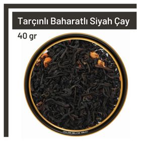 Tos The Organic Spices 40 Tarçınlı Baharatlı Siyah Çay