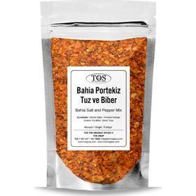 TOS The Organic Spices 500 gr Bahia Portekiz Tuz ve Biber Karışımı