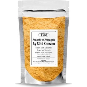 TOS The Organic Spices 500 gr Zencefil ve Zerdeçallı Ay Sütü Karışımı
