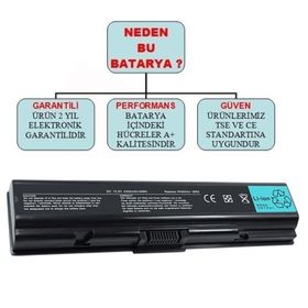 Toshiba A200-13V Notebook Bataryası