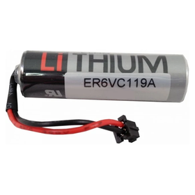 Toshiba ER6V AA 3.6v Lityum Kalem CNC PLC Pili Siyah Soket