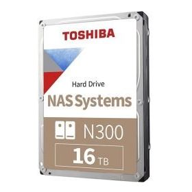 Toshiba HDWG31GUZSVA N300 16 TB 7200RPM 512 MB SATA3 180TB/Y NAS
