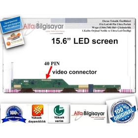 Toshiba L850D-128 L850D-136 L850D-C6W LED 15.6 Uyumlu LCD Ekran Panel