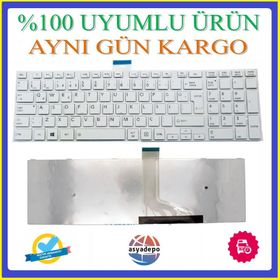 Toshiba NSK-TVMBU NSK-TVRBC Beyaz Uyumlu Notebook Klavye