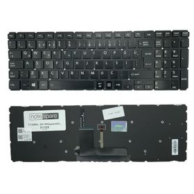 Toshiba Nsk-V90BQ Nsk-V90SQ Işıklı Siyah TR Uyumlu Laptop Klavye