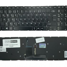 Toshiba Nsk-V90BQ Nsk-V90SQ Işıklı Siyah TR Uyumlu Laptop Klavye