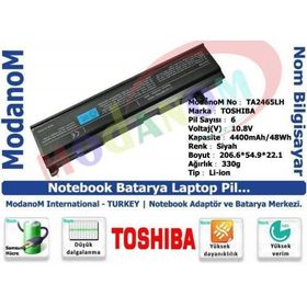 Toshiba PA3465U Notebook Bataryası