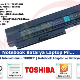 Toshiba PA3821U-1BRS PA3820U-1BRS Uyumlu Notebook Batarya
