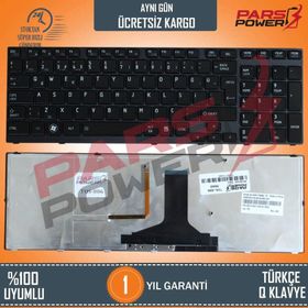 Toshiba PK130CX1A00 PK130CX1A20 Işıklı Siyah Uyumlu Notebook Klavye