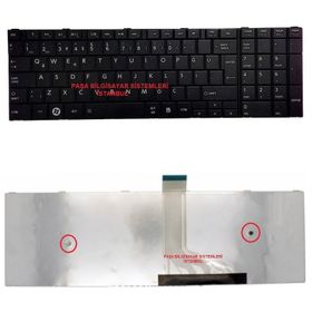 Toshiba Satellite C50D-A-13Z Siyah Notebook Klavye