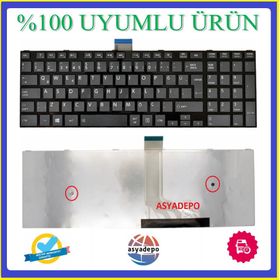 Toshiba Satellite C55dt Siyah Notebook Klavye