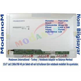 Toshiba Satellite C660D-198 C660D-1C7 15.6 LED Uyumlu LCD Ekran Panel