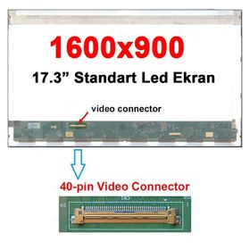 Toshiba Satellite C670D Uyumlu Notebook Ekran
