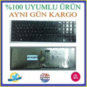 Toshiba Satellite C850-12K Işıklı Siyah Notebook Klavye