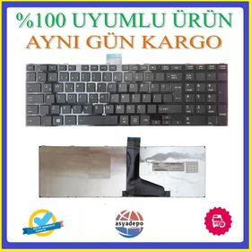 Toshiba Satellite C850-C5K Işıklı Siyah Notebook Klavye