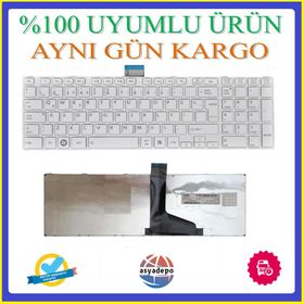 Toshiba Satellite C855-1PM Beyaz Notebook Klavye
