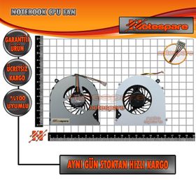 Toshiba Satellite C855-2CE L850D-B1R 4 Pin Uyumlu Notebook Fan