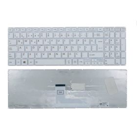 Toshiba Satellite L50-B-1V2 L50-B-1VN L50-B-1VP Beyaz Uyumlu Laptop Klavye