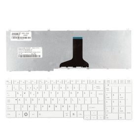 Toshiba Satellite L750-129 L750-12C Beyaz Uyumlu Notebook Klavye