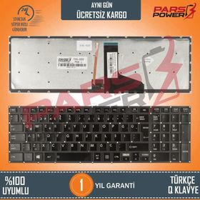 Toshiba Satellite P50-B-116 P50-B-117 Işıklı Siyah Uyumlu Notebook Klavye
