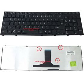 Toshiba Satellite P755 P755D Siyah Klavye