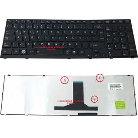 Toshiba Satellite P755 P755D Siyah Klavye
