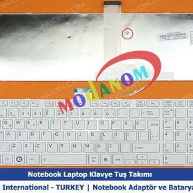 Toshiba Satellite P875D Beyaz Klavye
