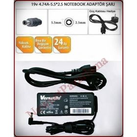 Toshiba Satellite Tüm Modeller İçin Uyumlu Notebook Şarj Adaptörü