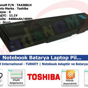 Toshiba Tecra A11-S3540 Uyumlu Notebook Batarya