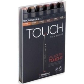 Touch 6'lı Set Fluorescent Colors Twin Marker Kalem