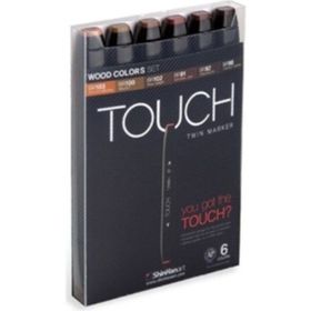 Touch 6'lı Set Fluorescent Colors Twin Marker Kalem