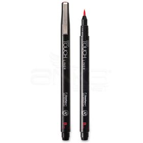 Touch Liner Brush Red B Fırça Uçlu Kalem