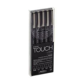 Touch Liner SH4100005 5li Siyah Teknik Çizim Kalemi