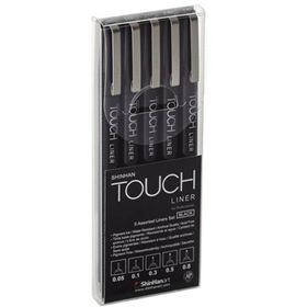 Touch Liner SH4100005 5li Siyah Teknik Çizim Kalemi