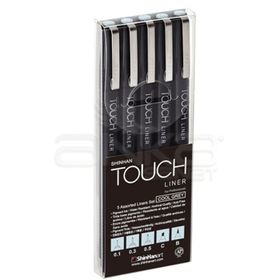Touch SH4101205 5'li Set Cool Grey Liner Teknik Çizim Kalemi