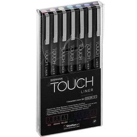 Touch SH4105007 7'li Set Renkli Liner Teknik Çizim Kalemi
