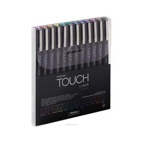 Touch SH4301205 12'li Set Renkli Liner Teknik Çizim Kalemi