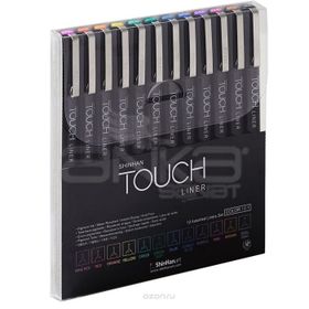 Touch SH4301205 12'li Set Renkli Liner Teknik Çizim Kalemi