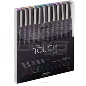 Touch SH4301205 12'li Set Renkli Liner Teknik Çizim Kalemi