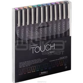 Touch SH4301205 12'li Set Renkli Liner Teknik Çizim Kalemi