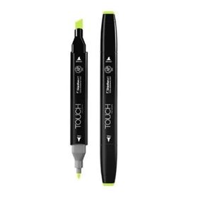 Touch Twin Brush Marker F124 Fluorescent Green Teknik Çizim Kalemi