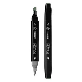 Touch Twin Brush Marker G241 Grayish Green Deep Teknik Çizim Kalemi
