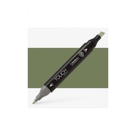 Touch Twin Brush Marker Y42 Bronze Green Teknik Çizim Kalemi