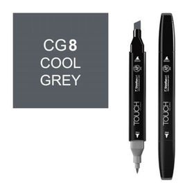 Touch Twin Marker CG8 Cool Grey Çizim Kalemi