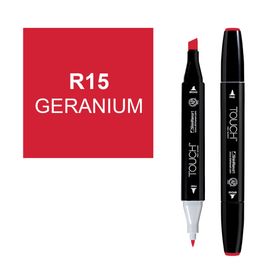 Touch Twin Marker R15 Geranium Teknik Çizim Kalemi