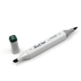 Touchliit BG51 Dark Green Çift Taraflı Marker Kalem