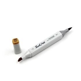 Touchliit BR104 Brown Grey Çift Taraflı Marker Kalem
