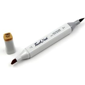 Touchliit BR104 Brown Grey Çift Taraflı Marker Kalem